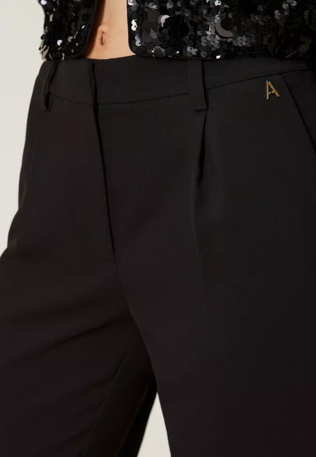 Twinset Actitude - Pantaloni in Crêpe con Tasche 