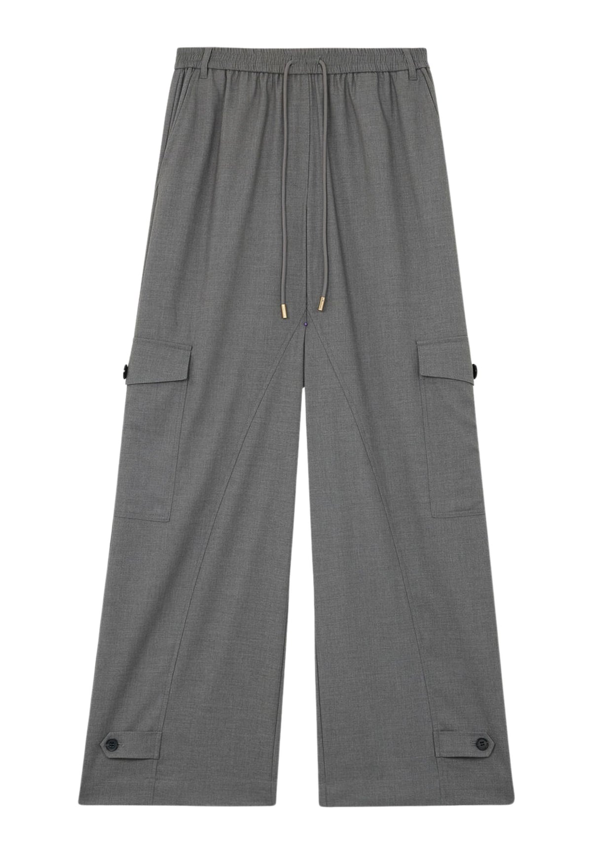 Twinset Pantaloni cargo wide leg 