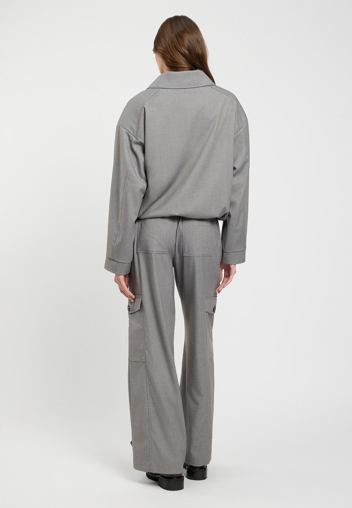 Twinset Pantaloni cargo wide leg 