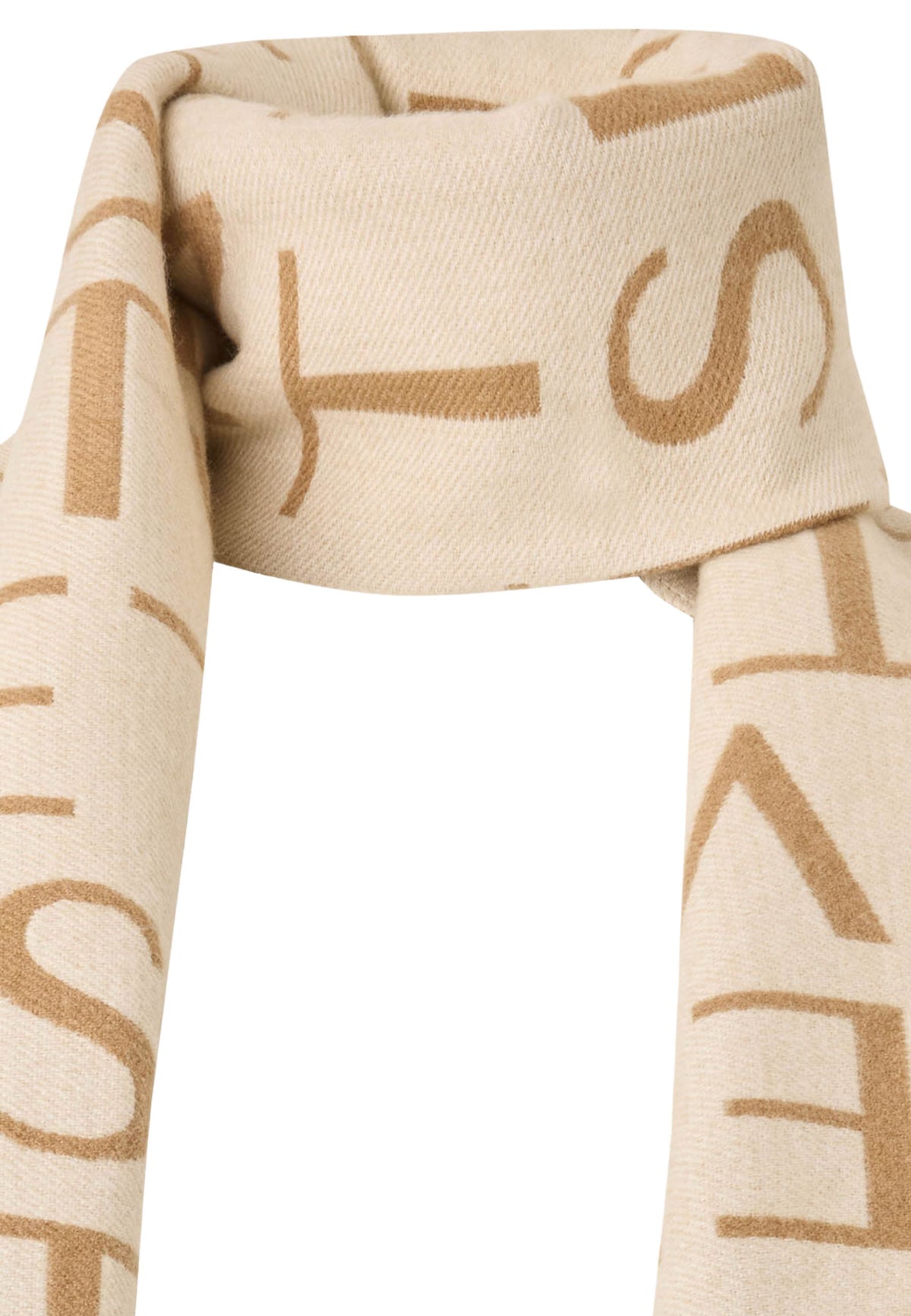 TWINSET - Stola con logo e frange 