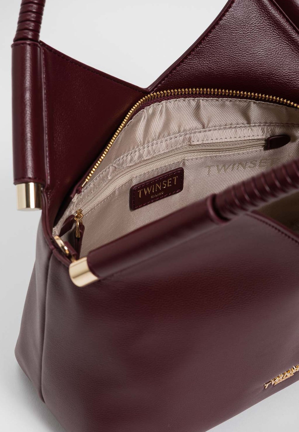 Twinset Borsa Velvet media con tracolla 