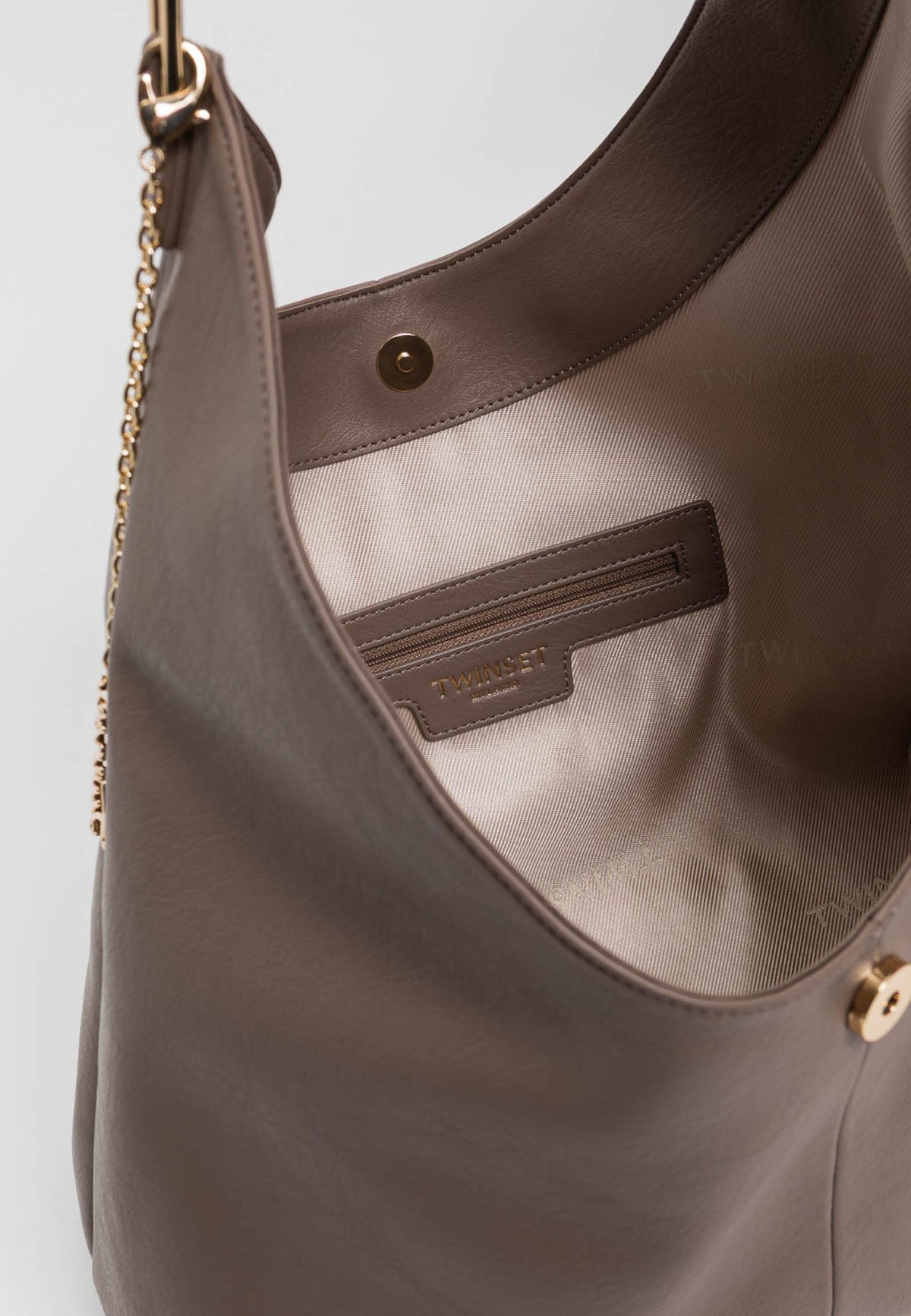 Twinset - Borsa Hobo effetto pelle 