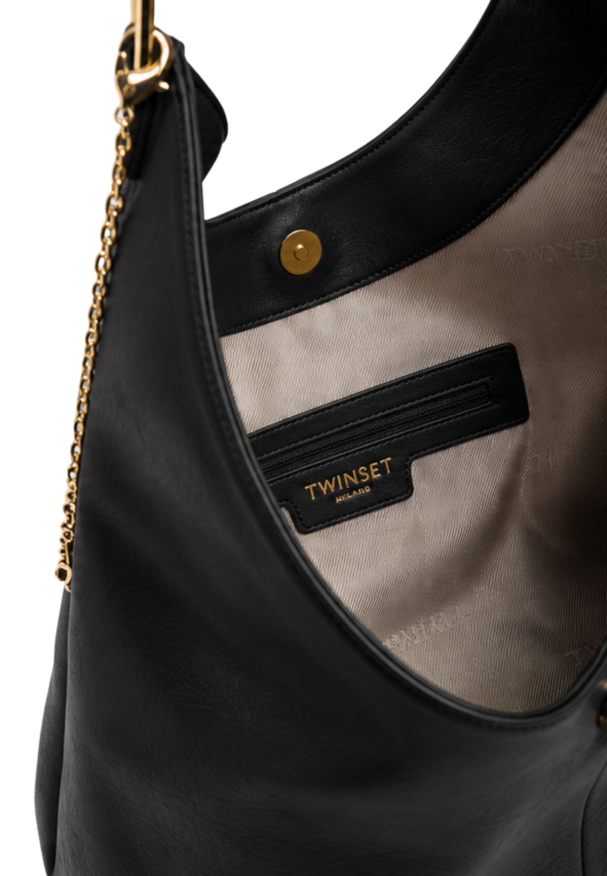Twinset - Borsa Hobo effetto pelle 