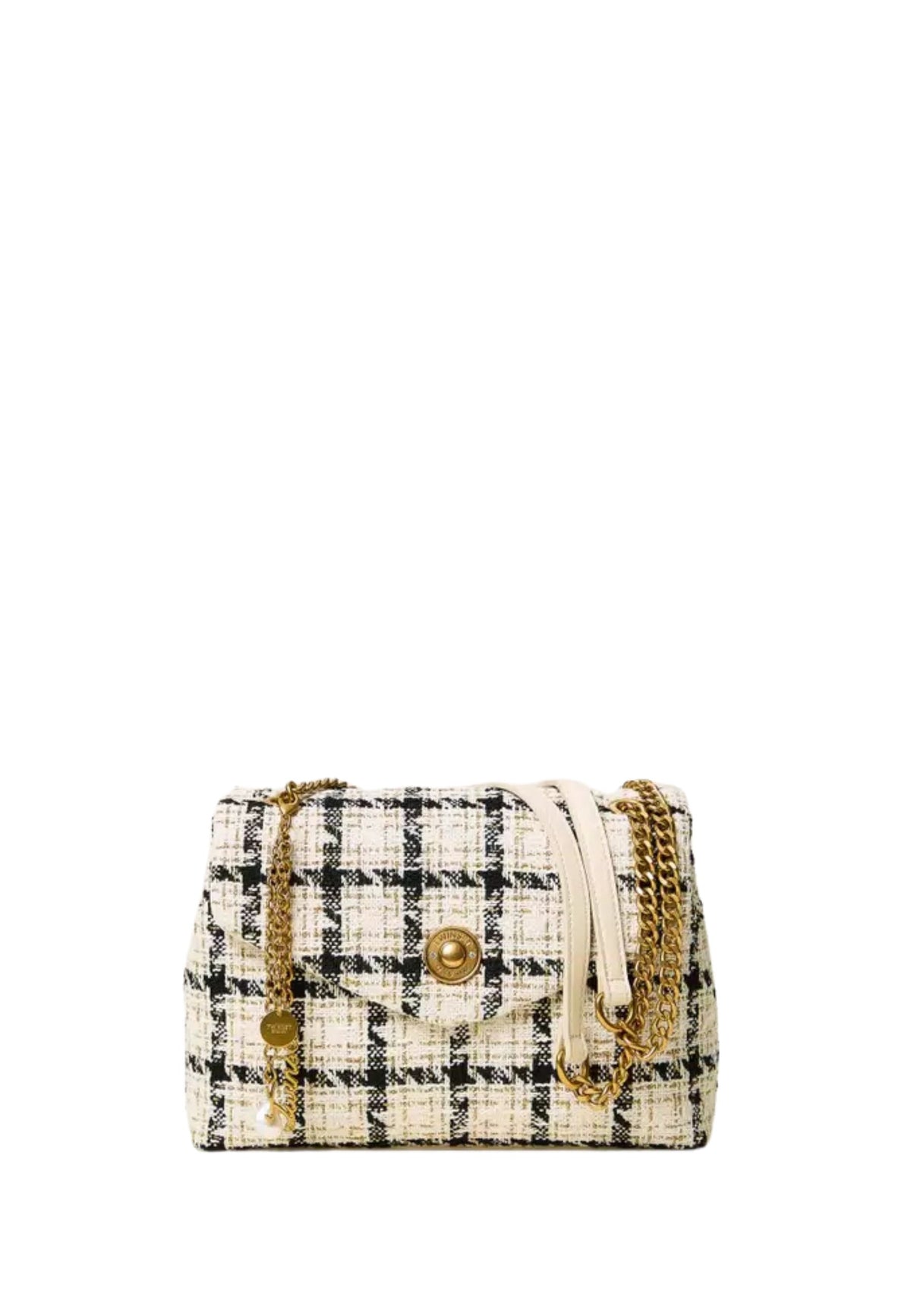 Twinset - Borsa a Tracolla Bouclé Check 