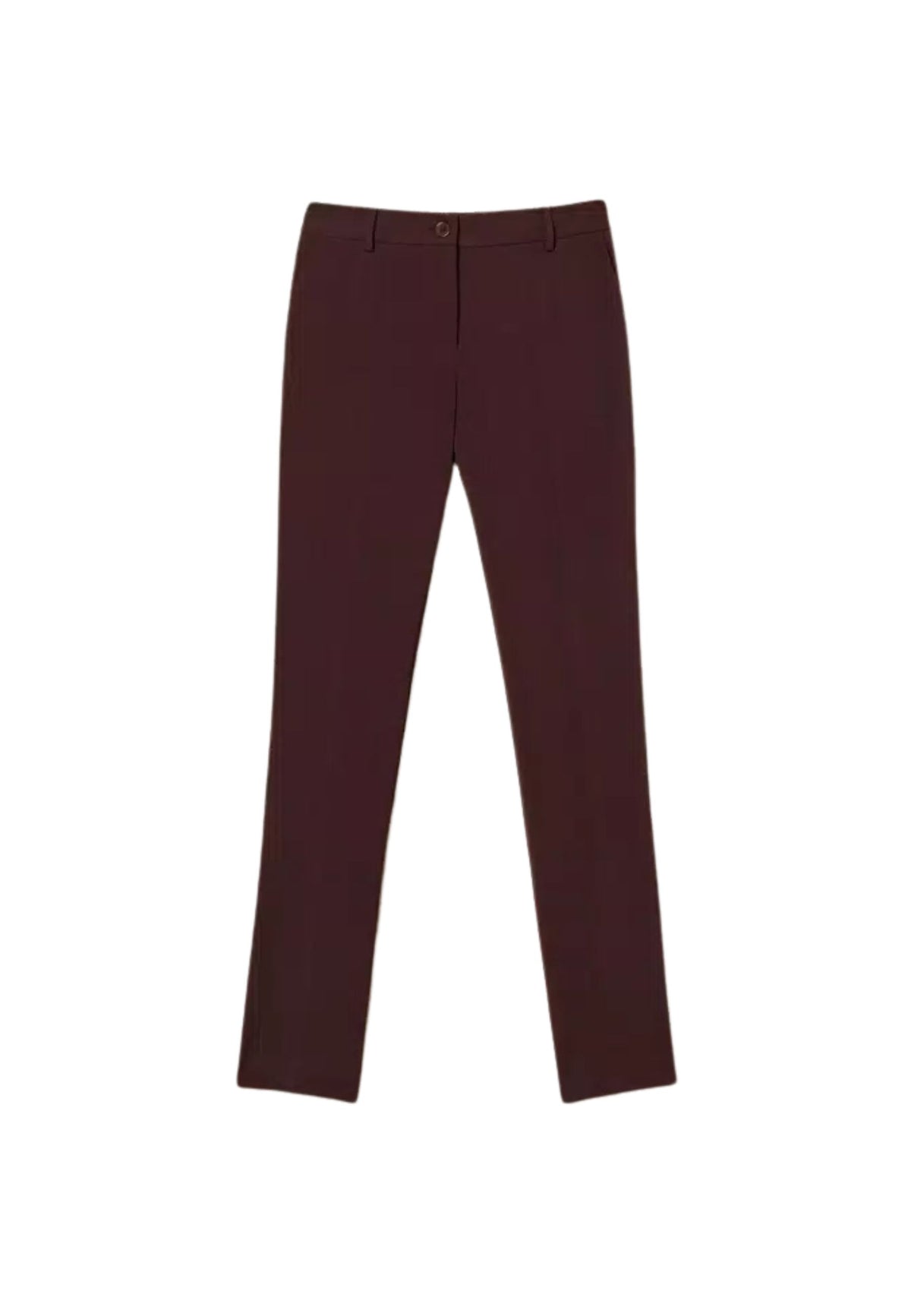 Pantaloni Twinset a sigaretta in fresco lana 