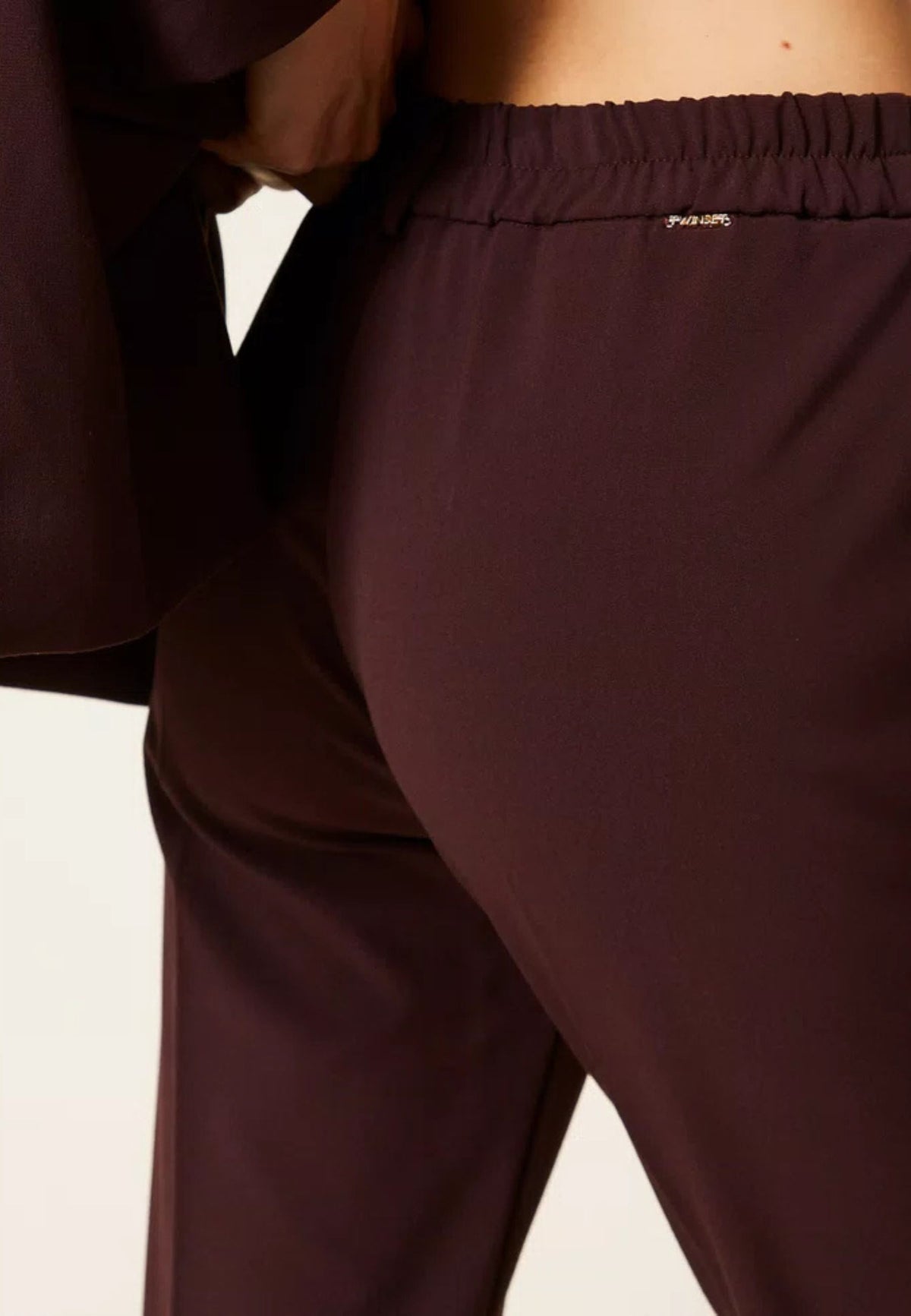 Pantaloni Twinset a sigaretta in fresco lana 