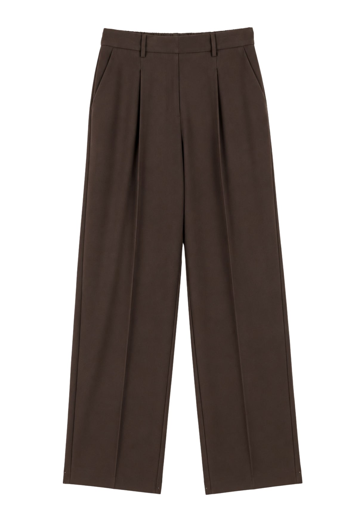 TWINSET - Pantalone sartoriale marrone 