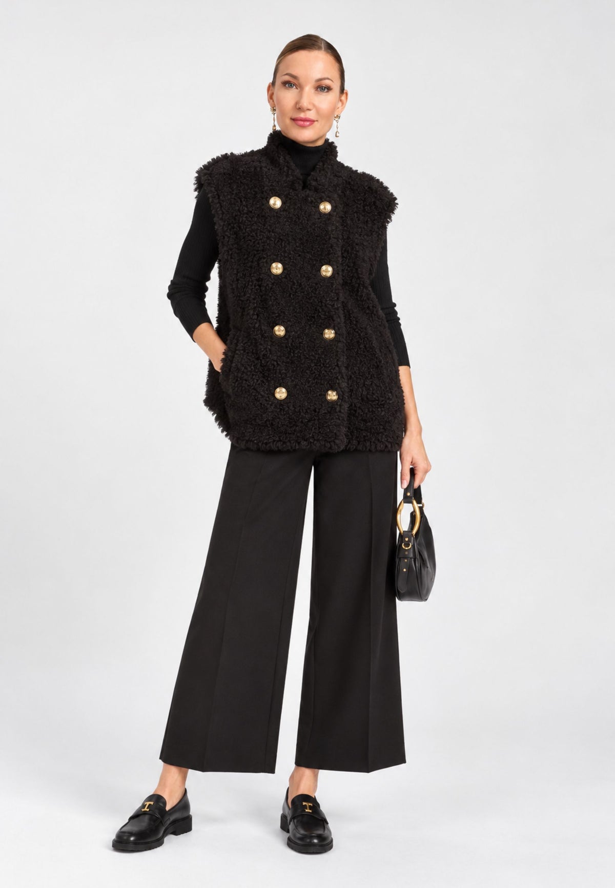 Pantaloni Twinset a gamba ampia 