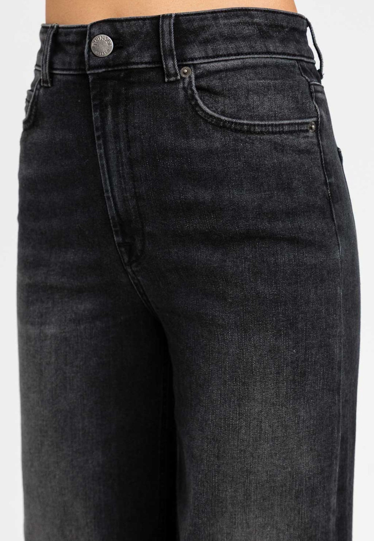 Jeans Twinset Straight Fit nero 