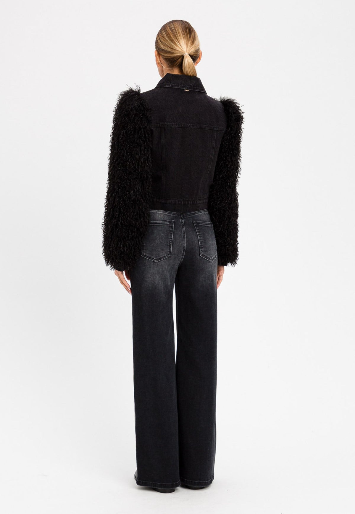 Jeans Twinset Straight Fit nero 