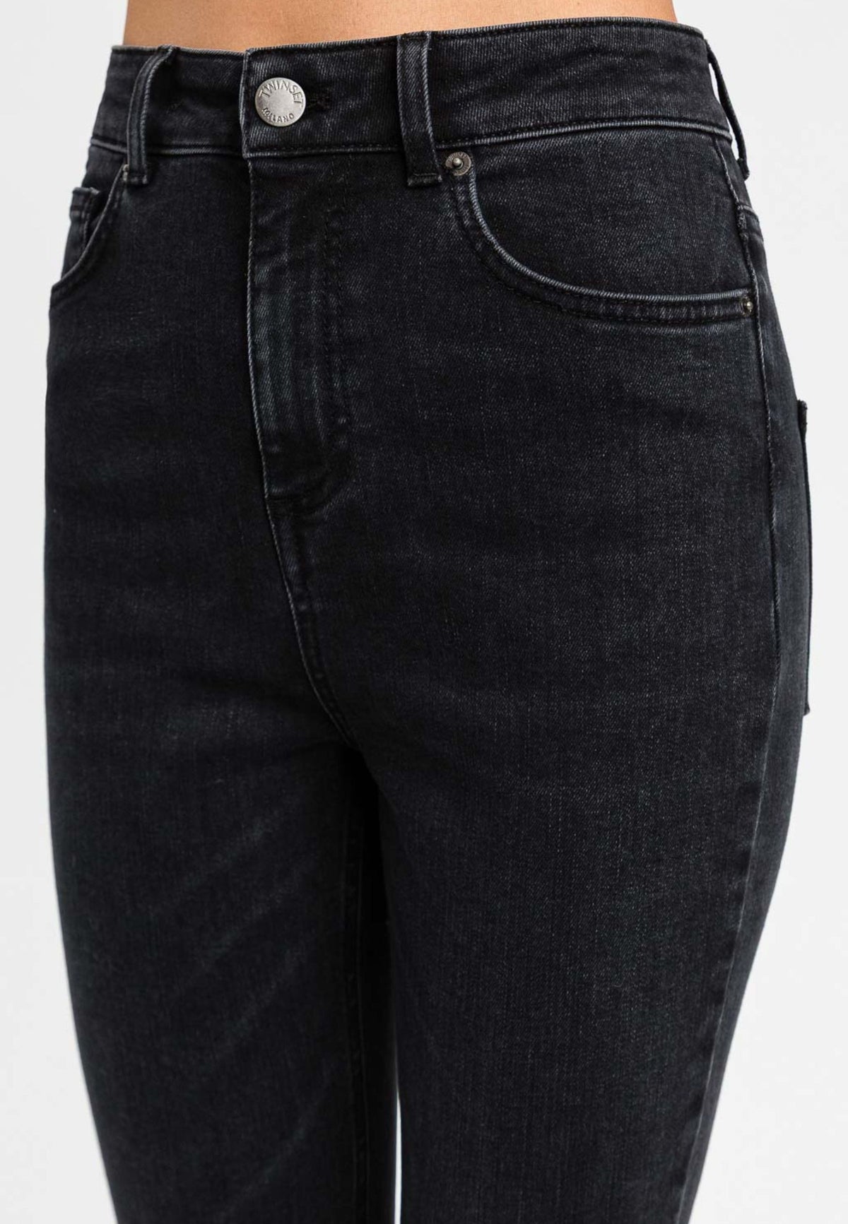 Jeans Twinset Skinny Fit nero 