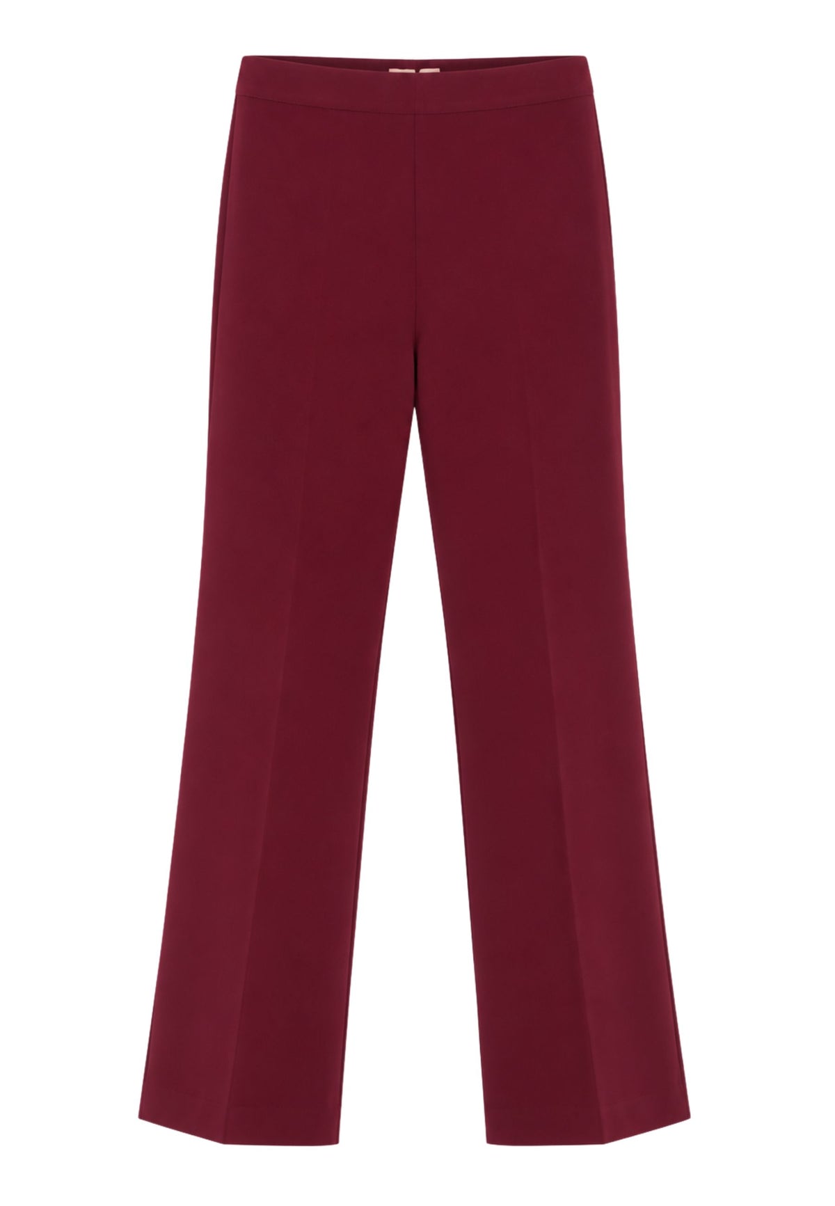 Twinset Pantaloni svasati bordeaux 