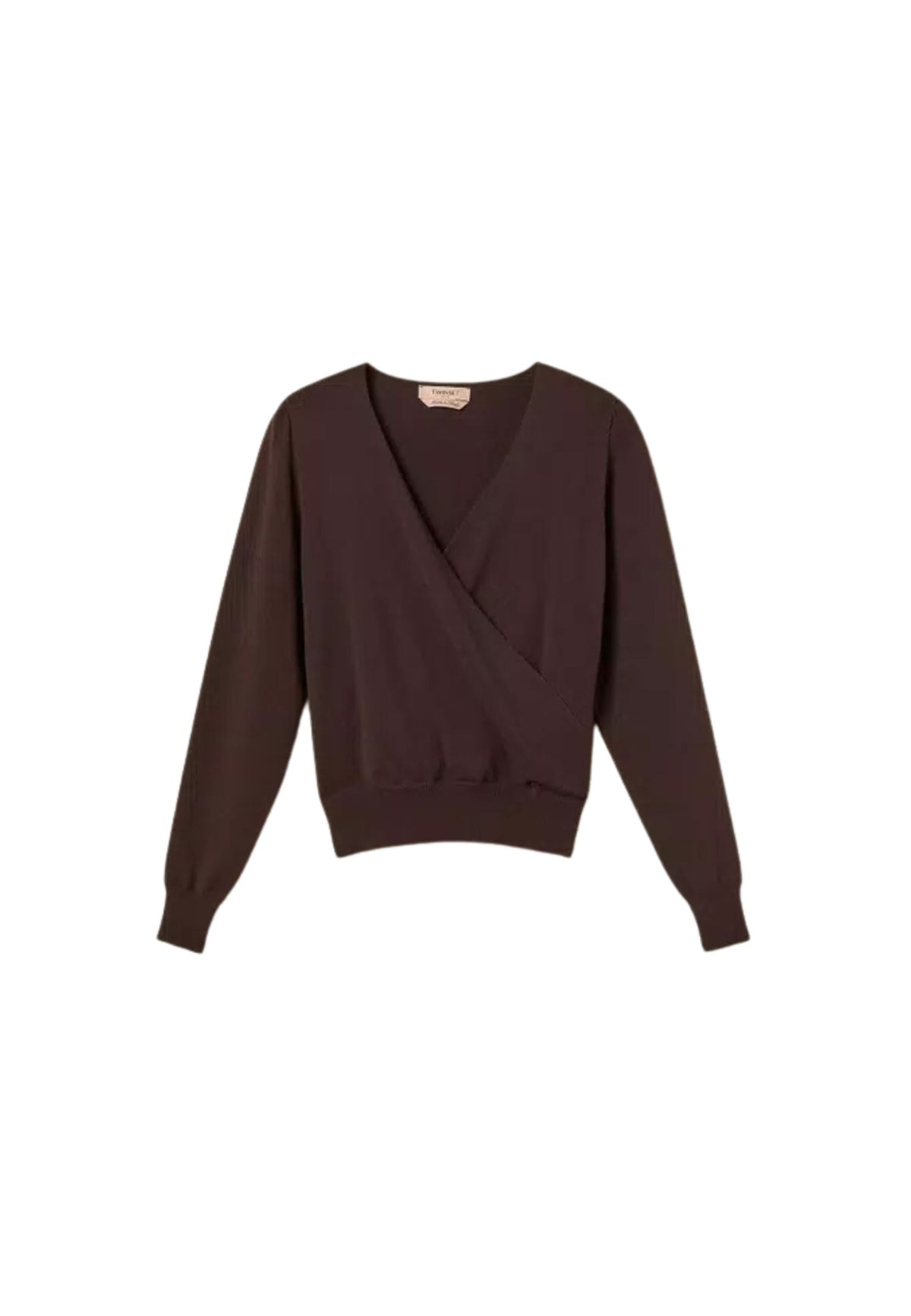 Twinset - Maglia in Misto Viscosa con Incrocio 