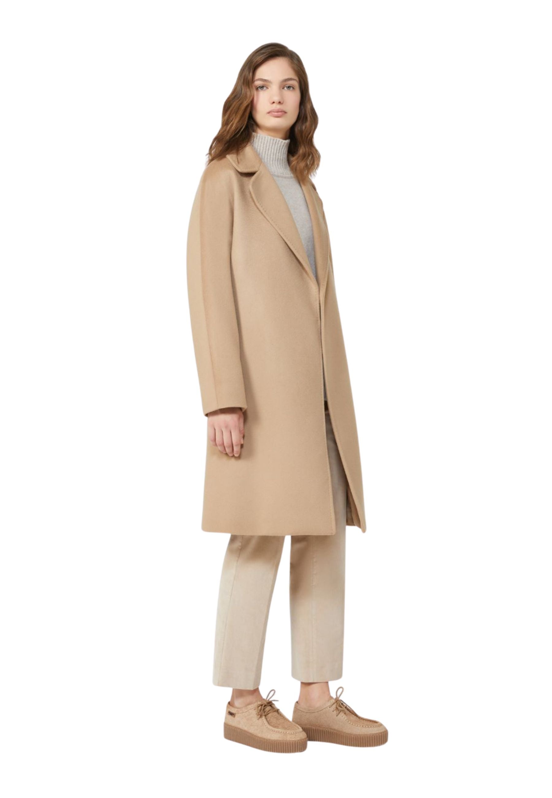 Cappotto in lana vergine Weekend Max Mara - beige 