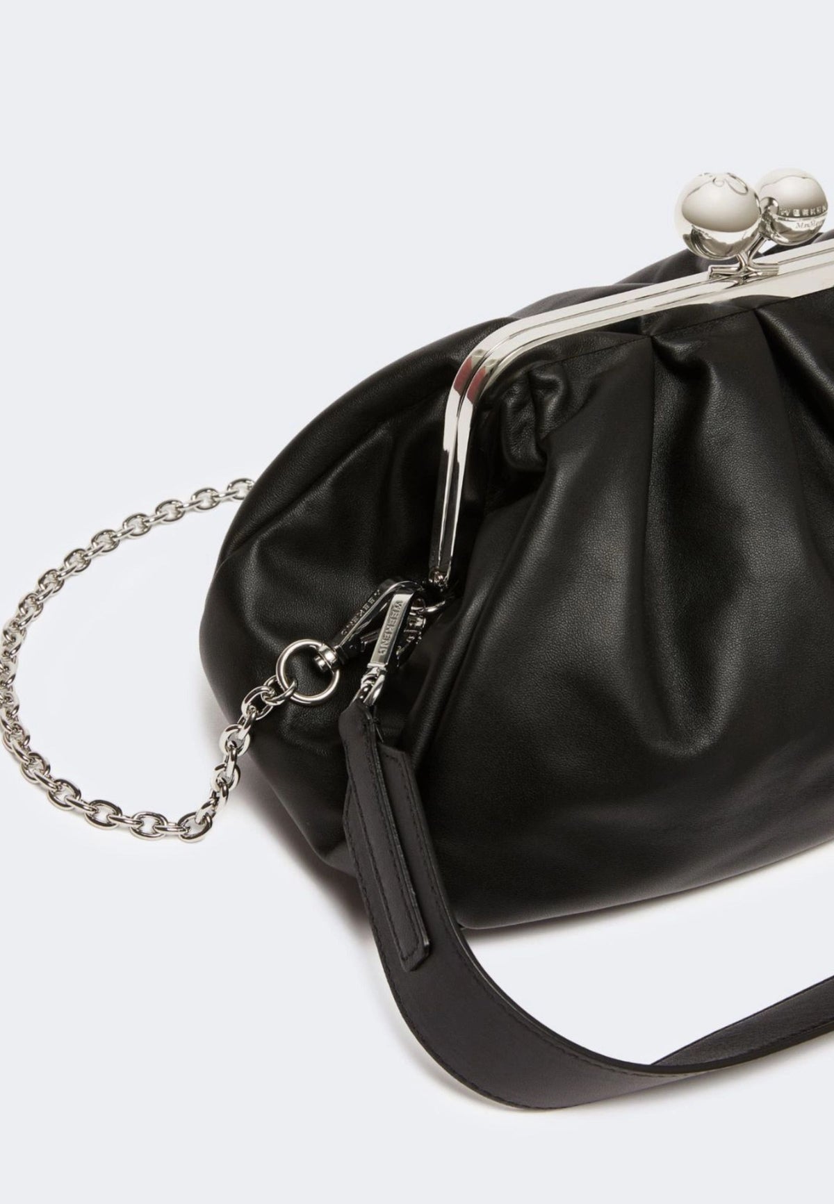 Weekend Max Mara - Pasticcino Bag Medium in montone nero 