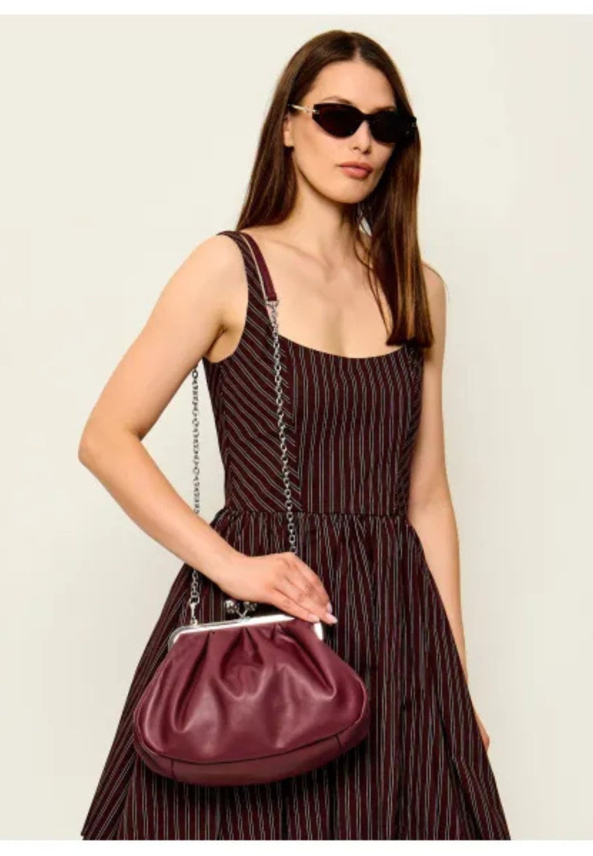 Borsa Pasticcino Cubico Weekend Max Mara bordeaux 