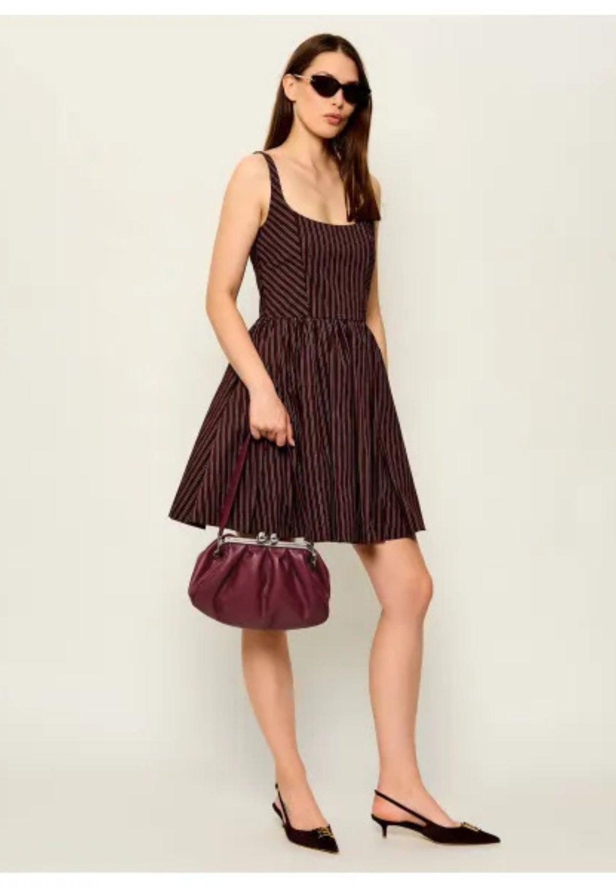 Borsa Pasticcino Cubico Weekend Max Mara bordeaux 