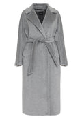 Cappotto a vestaglia in lana e alpaca