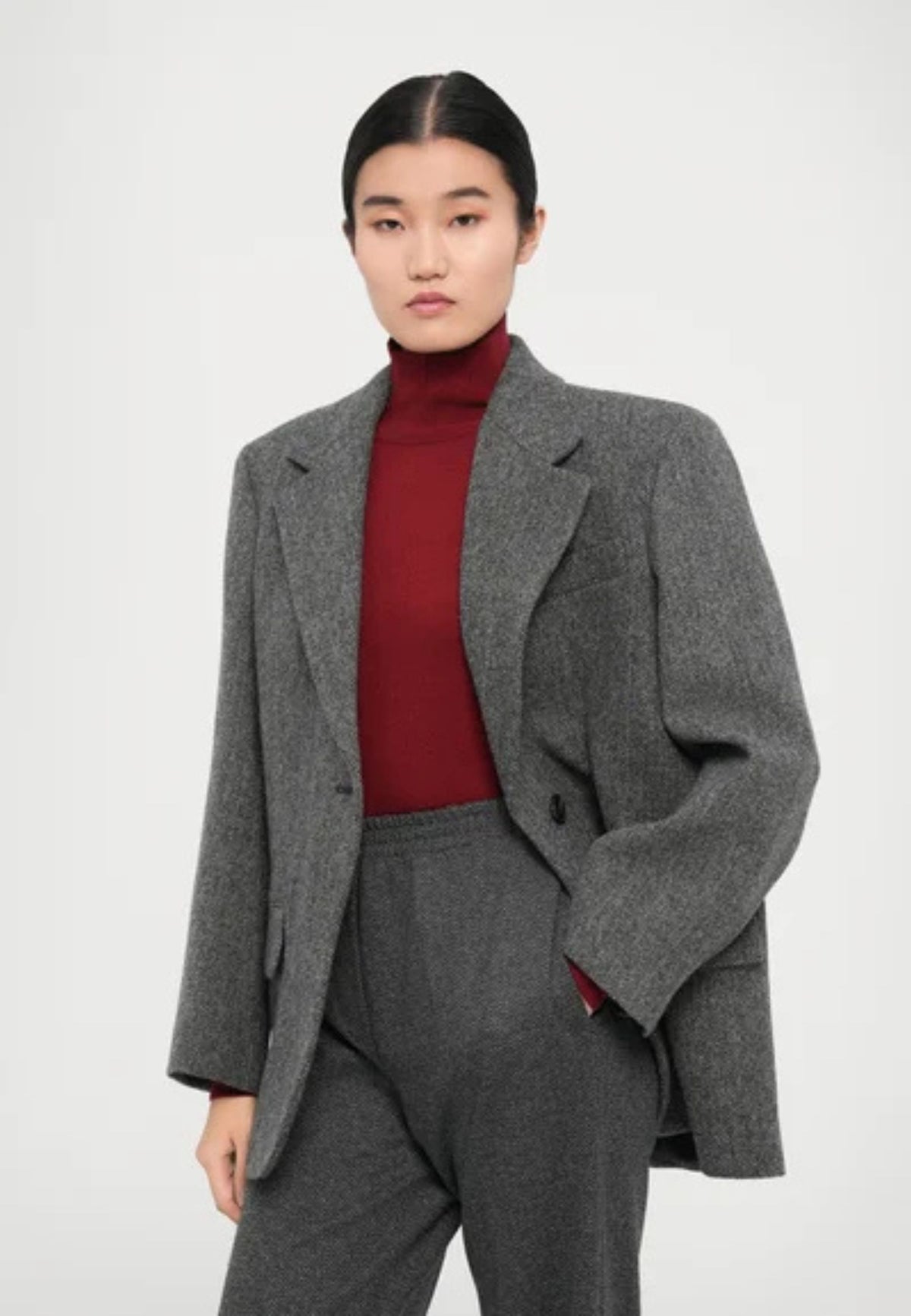 Weekend Max Mara - Blazer TRONTO in lana a spina di pesce 