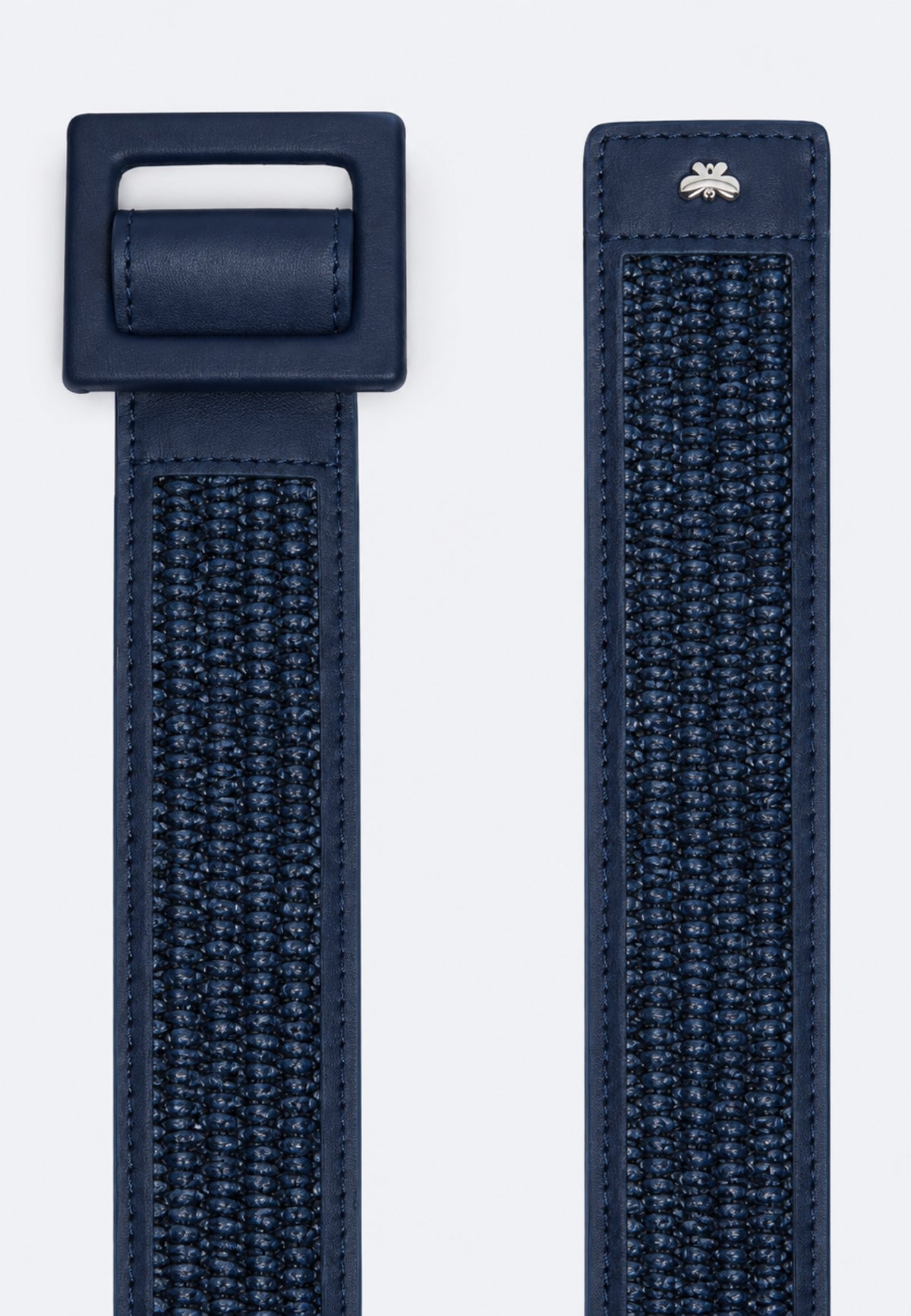 WEEKEND MAX MARA - Cintura effetto rafia blu 