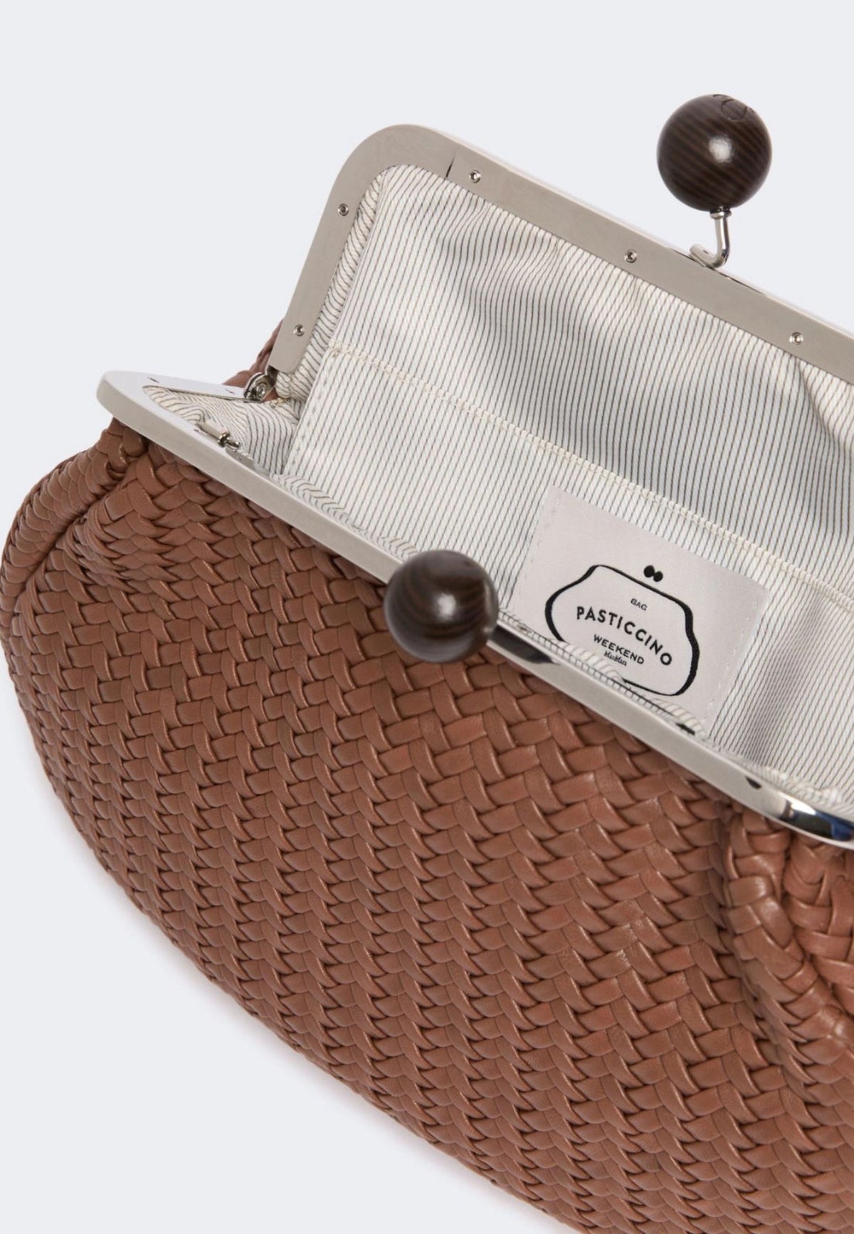 Weekend Max Mara - Pasticcino Bag Medium WKAFRE in pelle intrecciata 