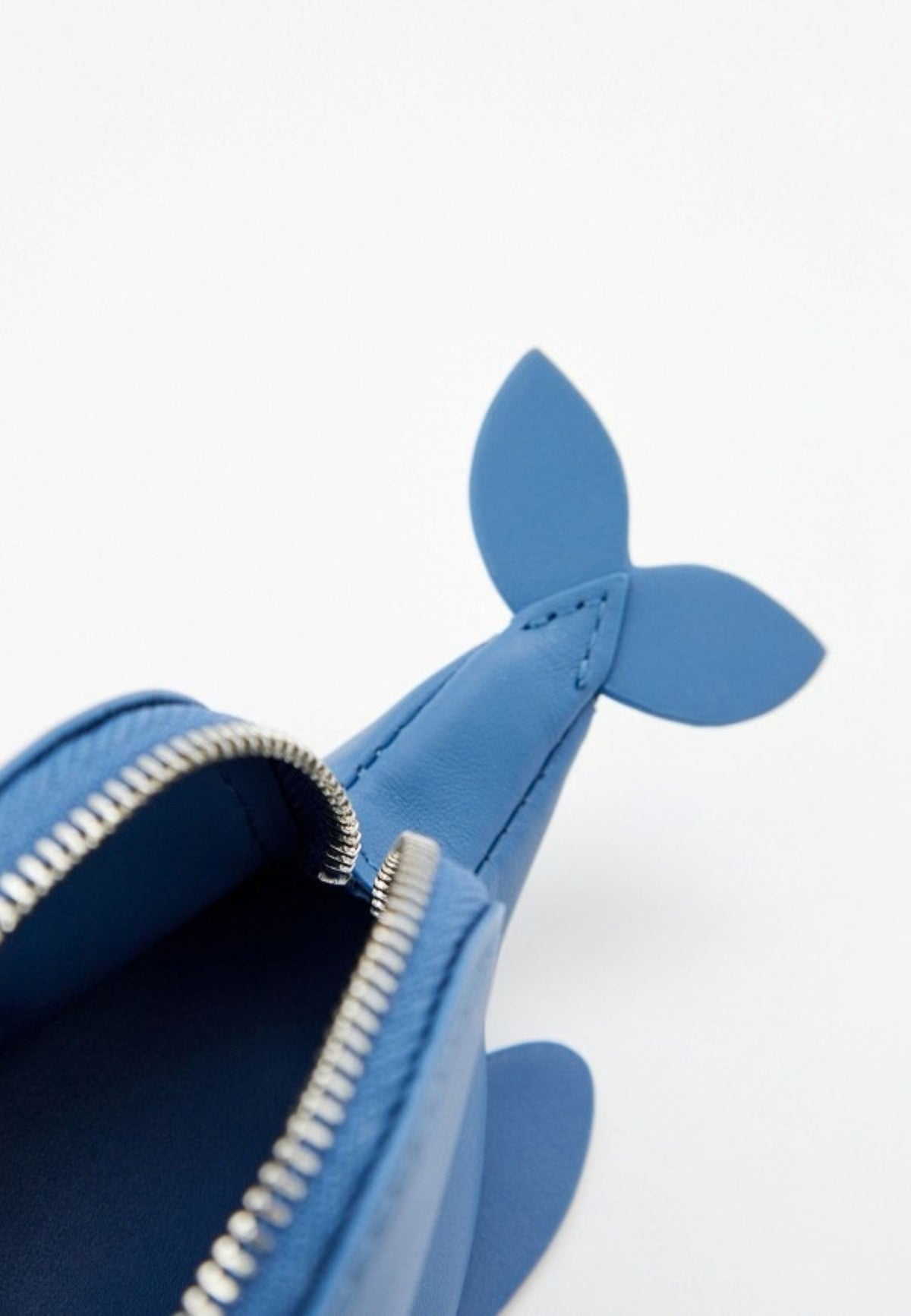 WEEKEND MAX MARA - Portamonete Balena in pelle blu 