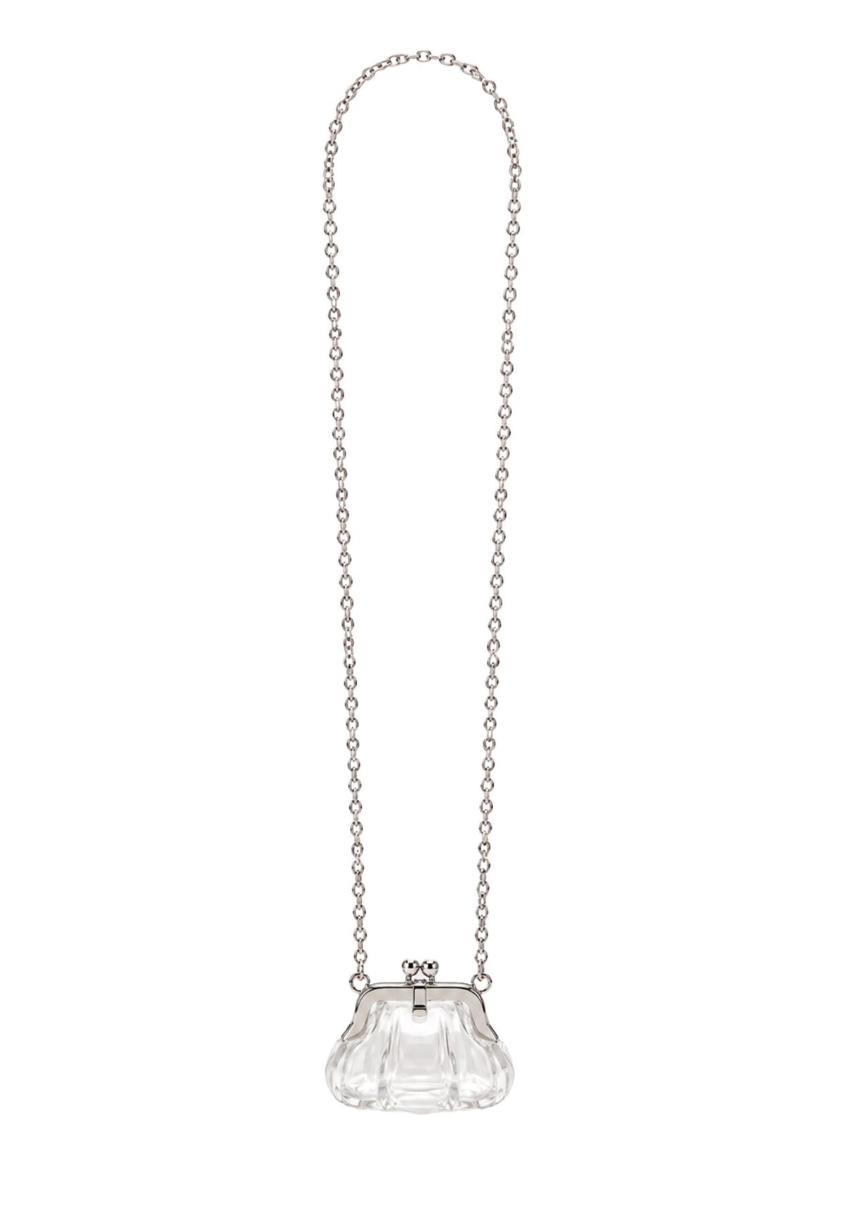 WEEKEND MAX MARA - Collana lunga Pasticcino Bag trasparente 