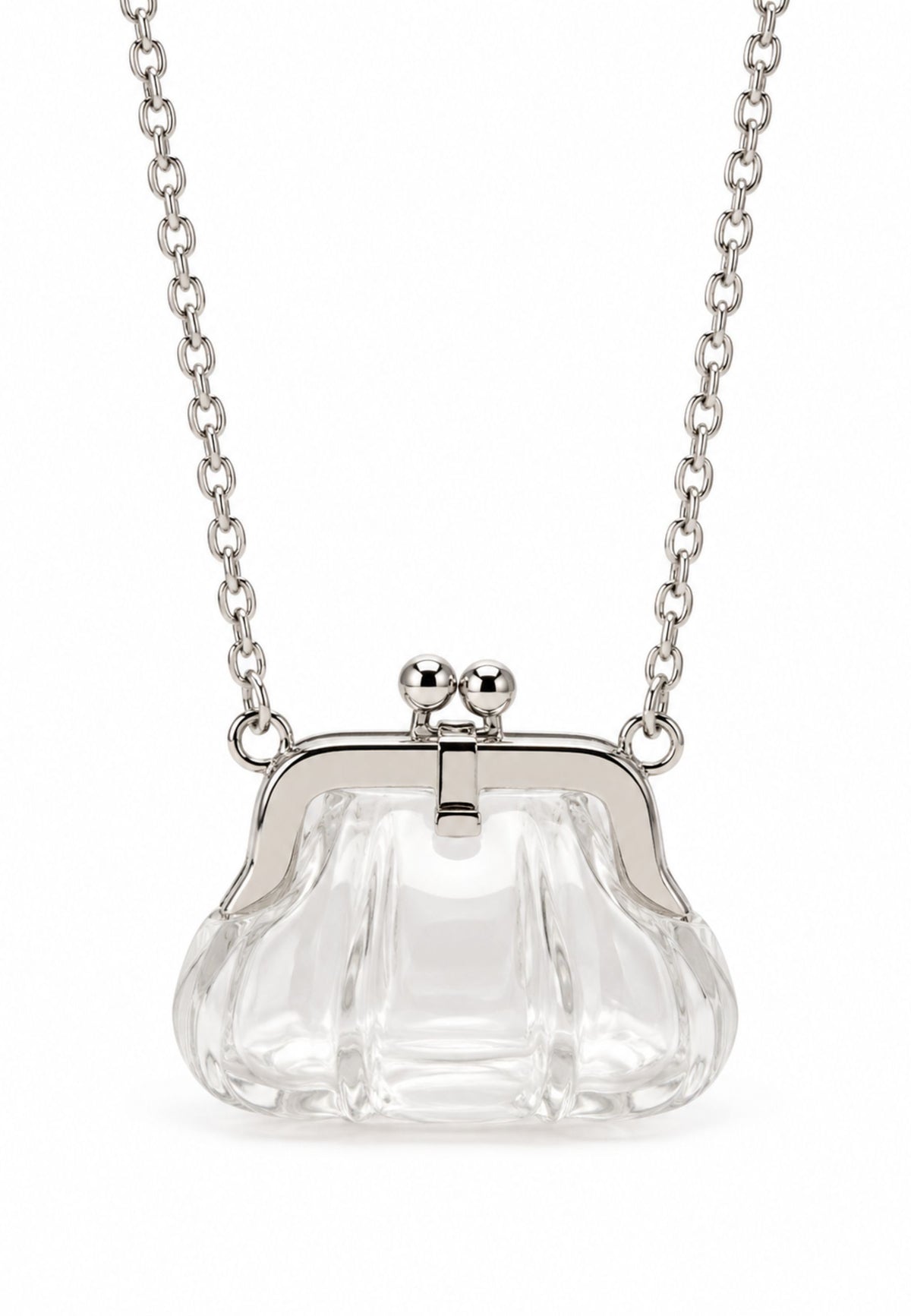 WEEKEND MAX MARA - Collana lunga Pasticcino Bag trasparente 