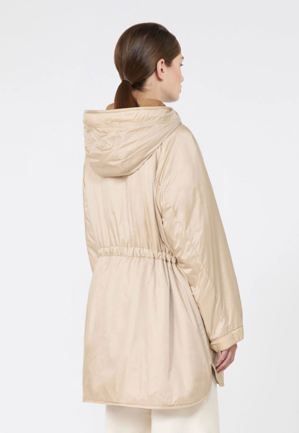 Parka reversibile Weekend Max Mara color sabbia 