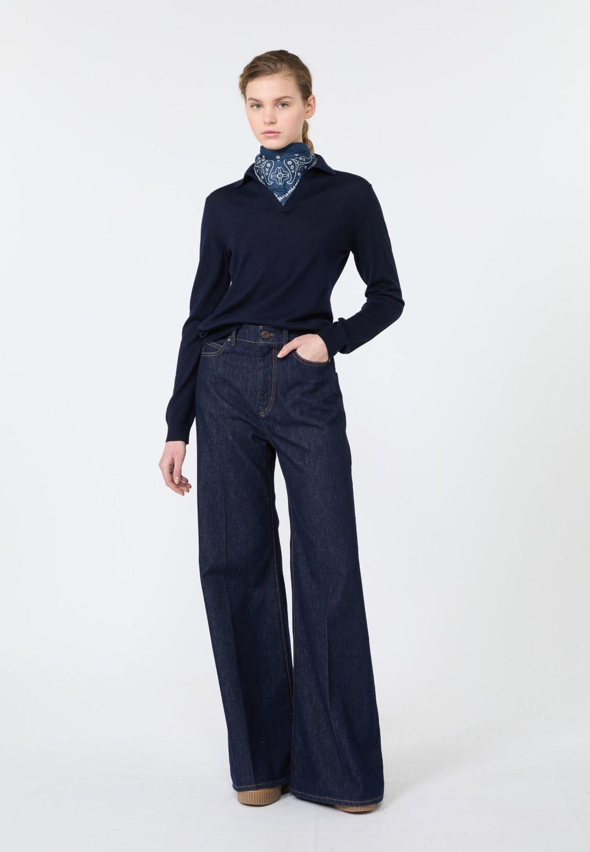 Weekend Max Mara - Maglia Polo in Lana e Cashmere 