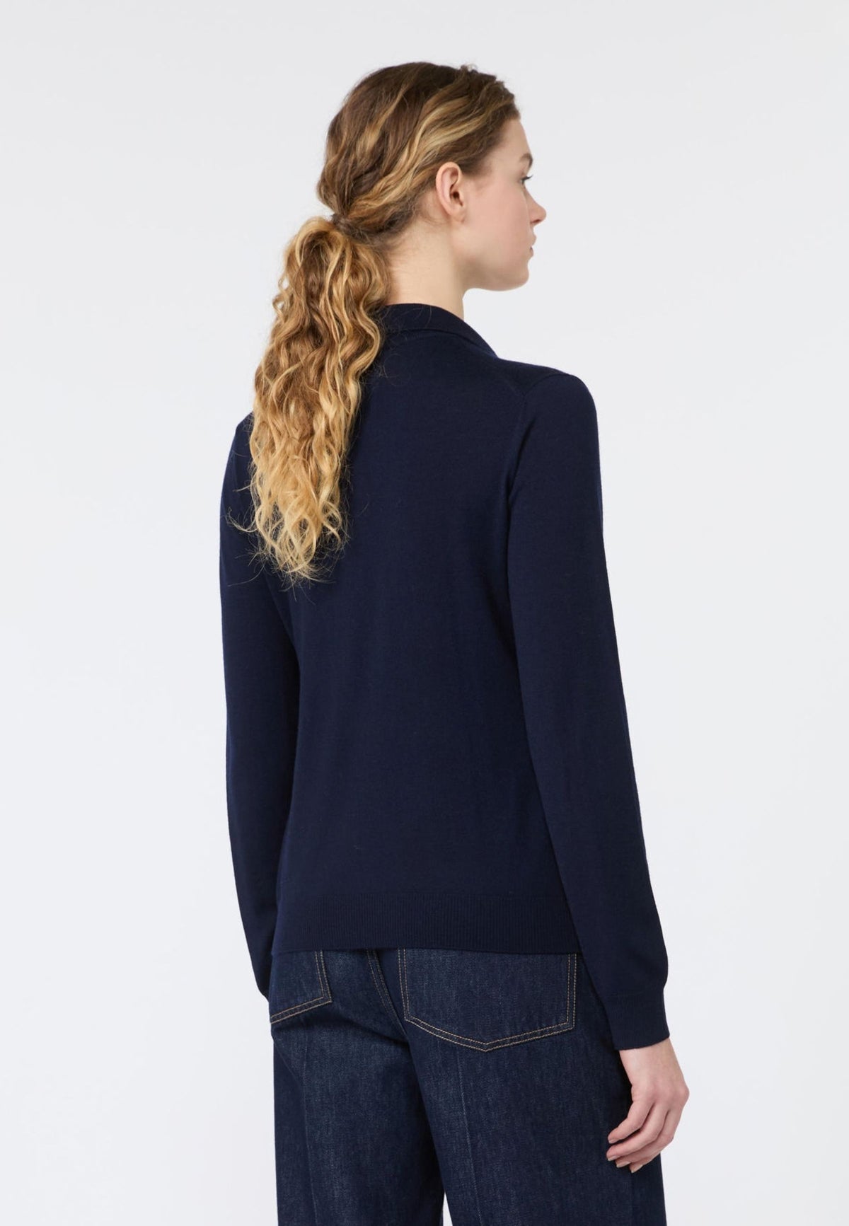 Weekend Max Mara - Maglia Polo in Lana e Cashmere 