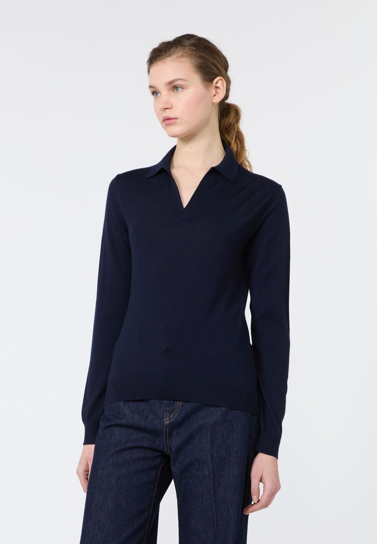 Weekend Max Mara - Maglia Polo in Lana e Cashmere 