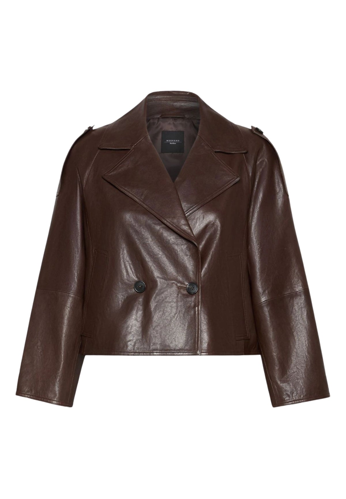 Weekend Max Mara - Giacca Caban Doppiopetto in Nappa 
