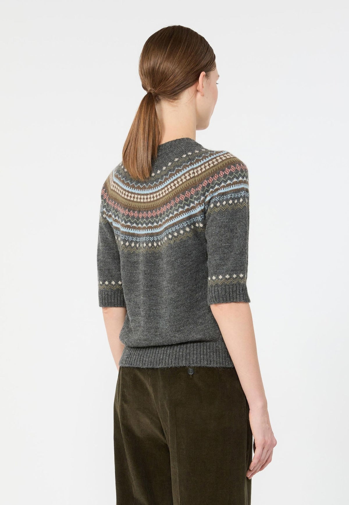 Weekend Max Mara - Maglia Jacquard in Misto Alpaca e Lana 