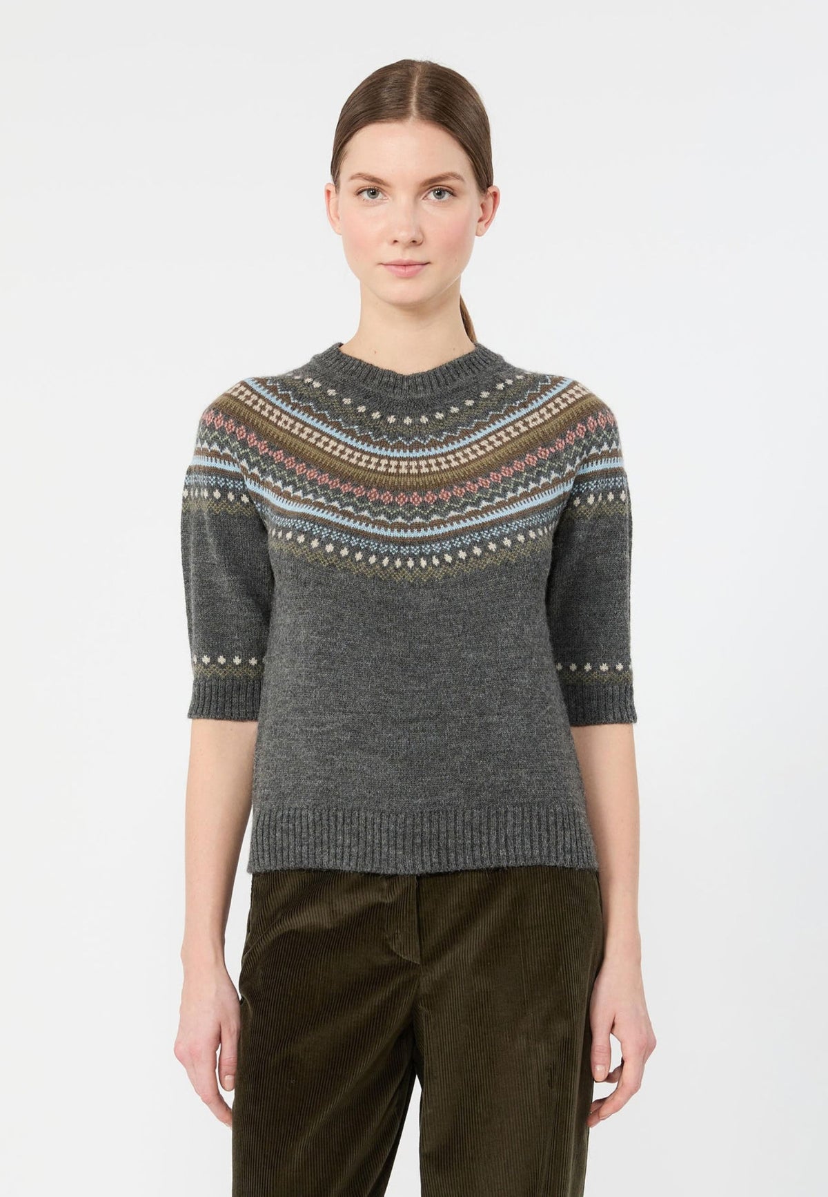Weekend Max Mara - Maglia Jacquard in Misto Alpaca e Lana 