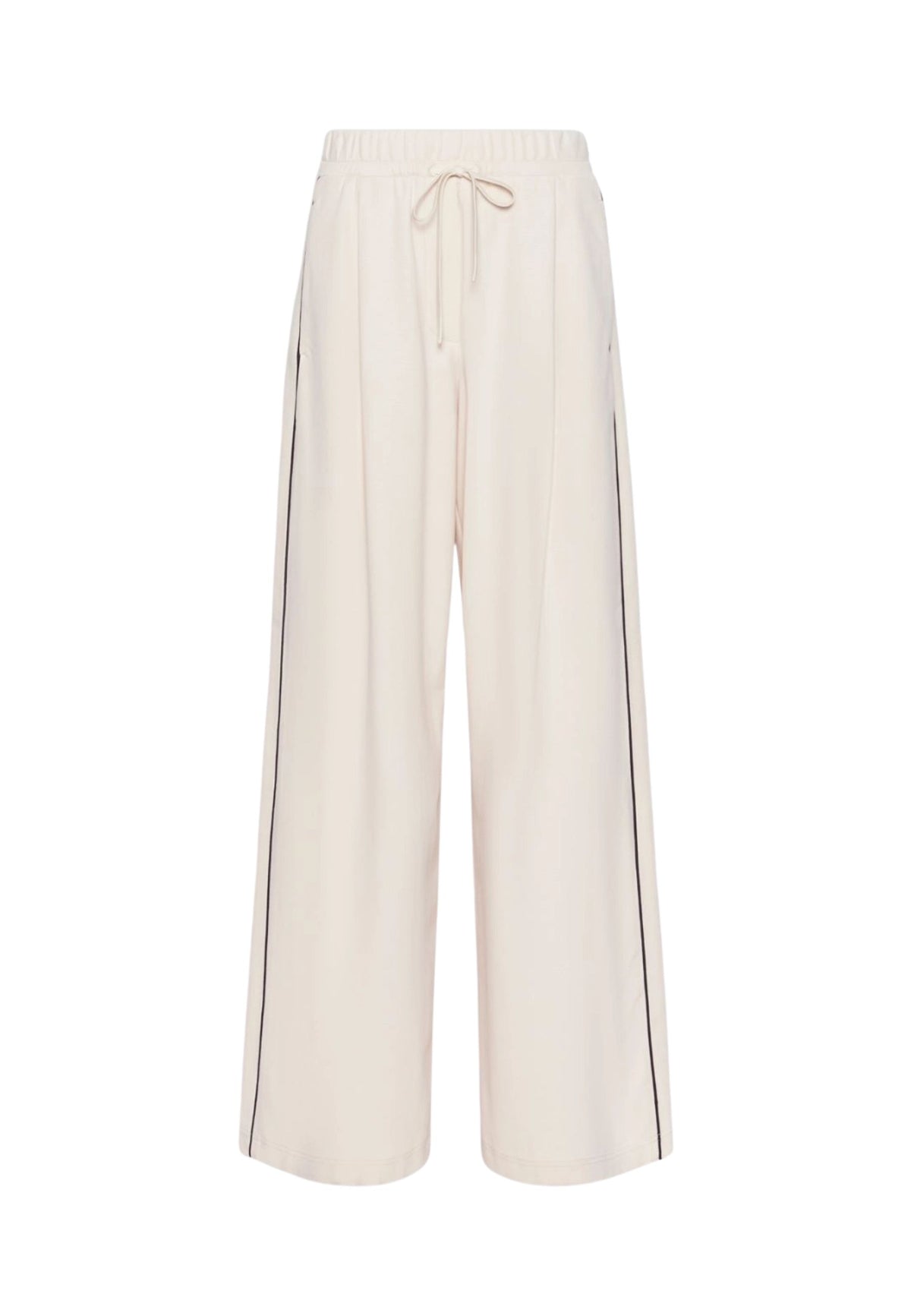 Weekend Max Mara - Pantalone Wide Leg in Jersey con Piping 