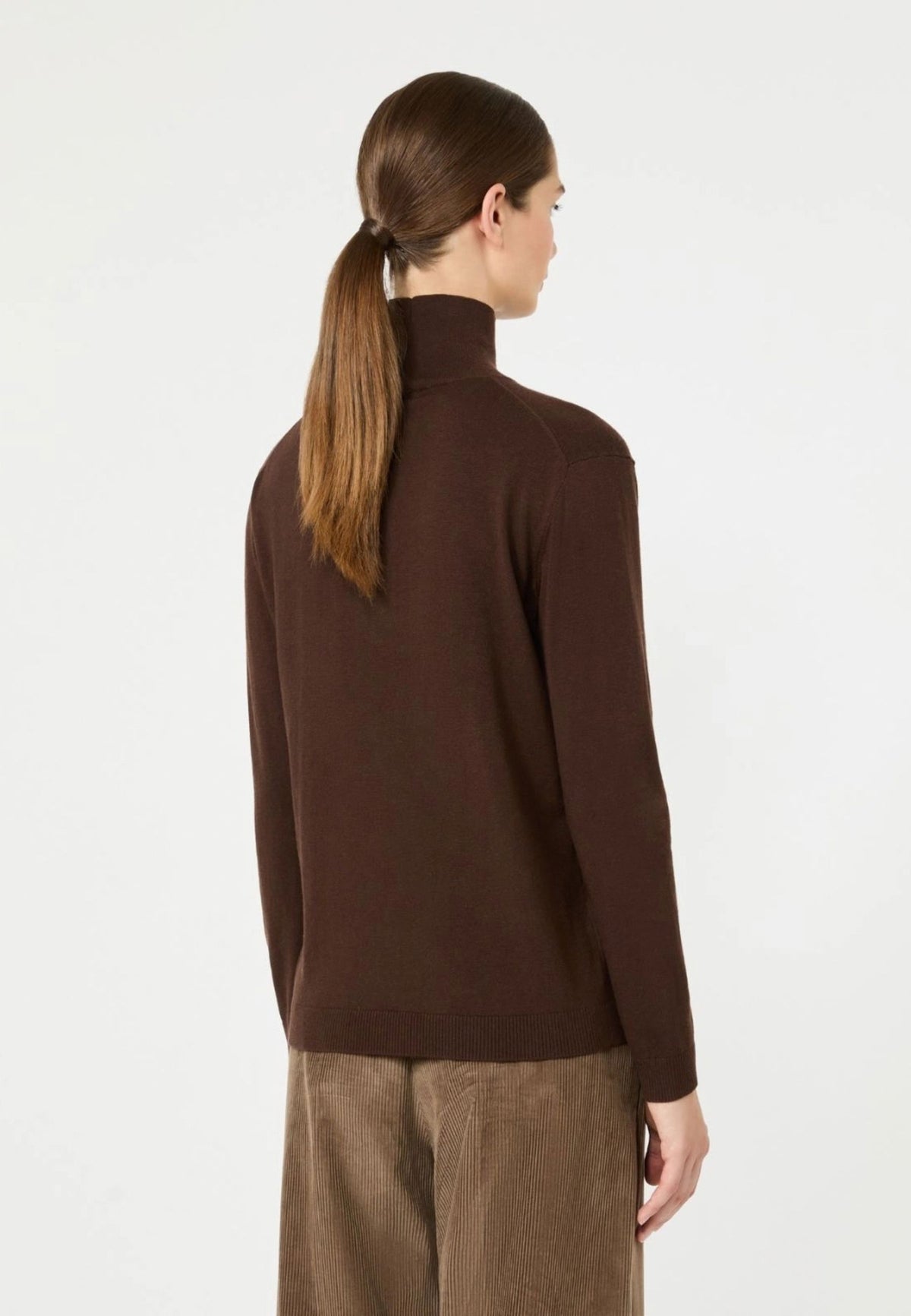 Weekend Max Mara - Maglia Dolcevita in Seta e Lana 