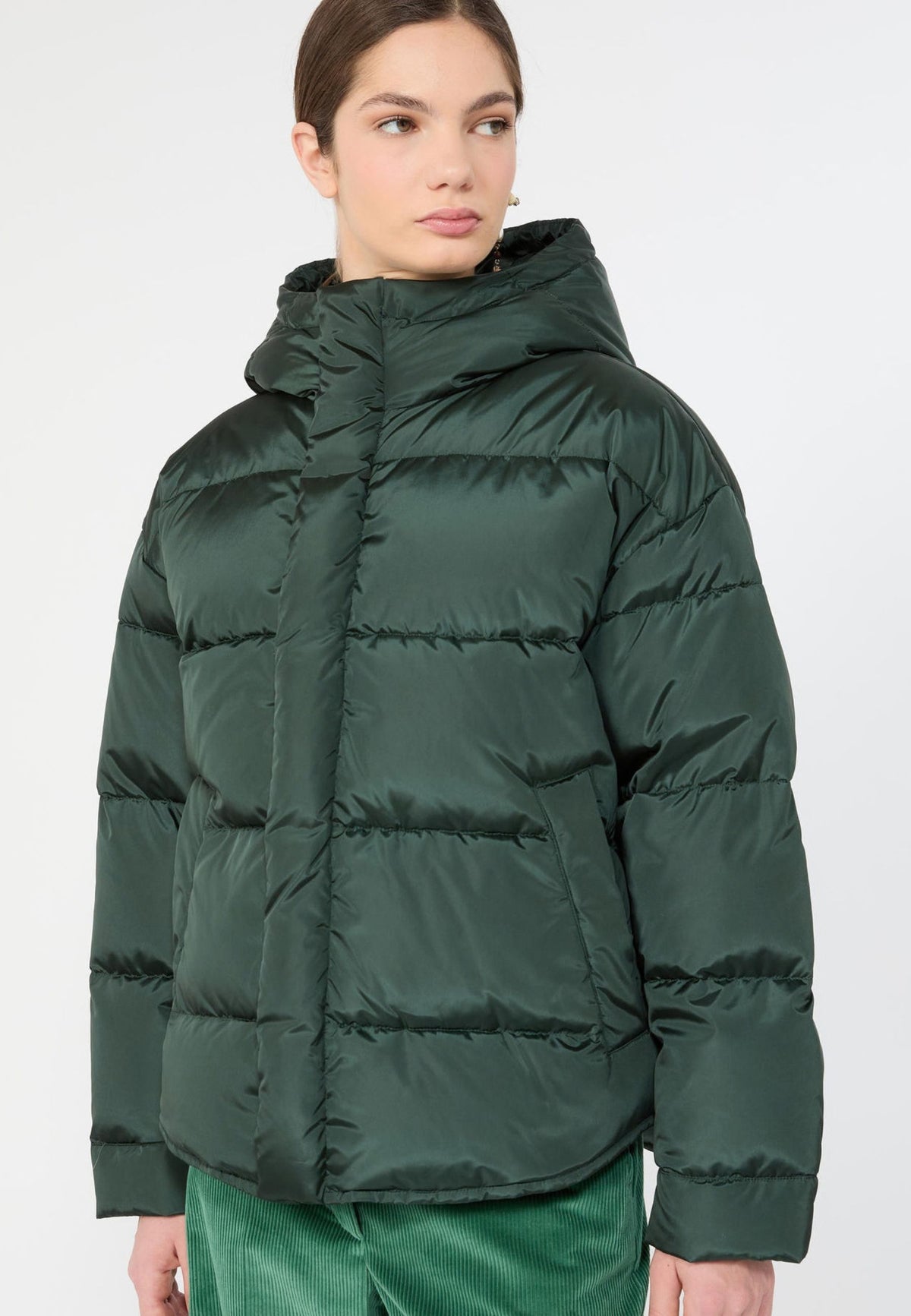 Weekend Max Mara - Piumino Corto Antigoccia con Cappuccio 