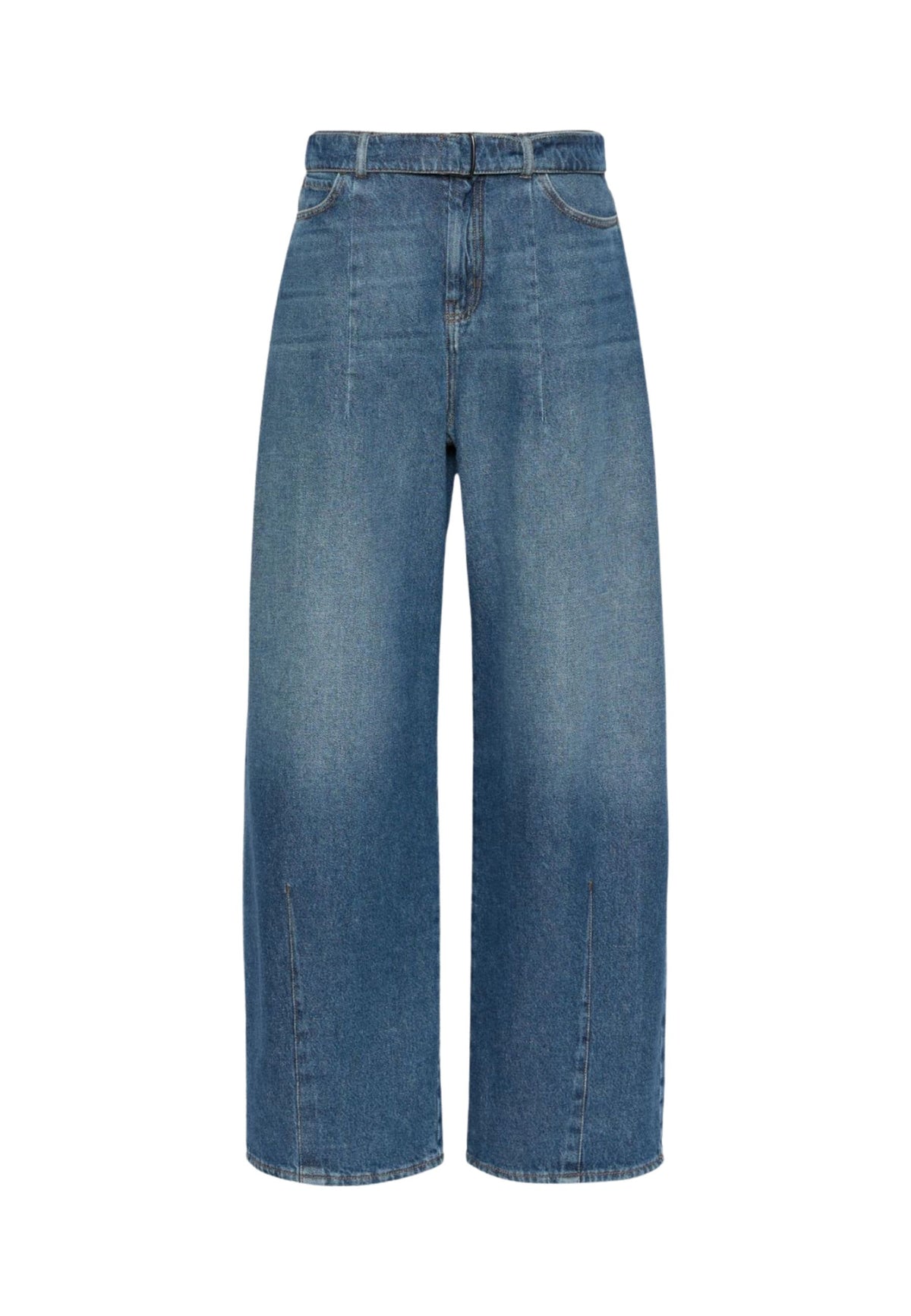 Weekend Max Mara - Jeans Barrel Leg con Cintura 