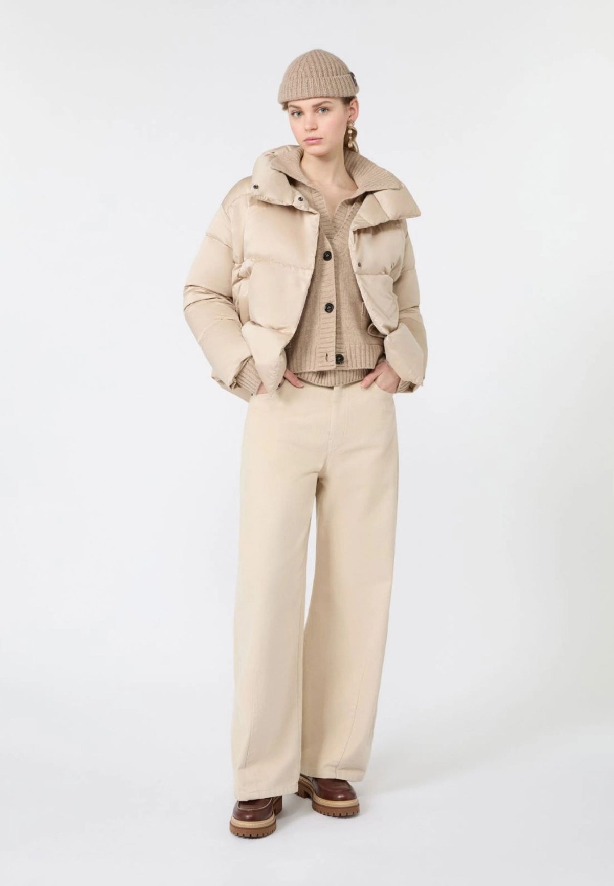 Weekend Max Mara - Piumino Corto Antigoccia con Collo Alto 