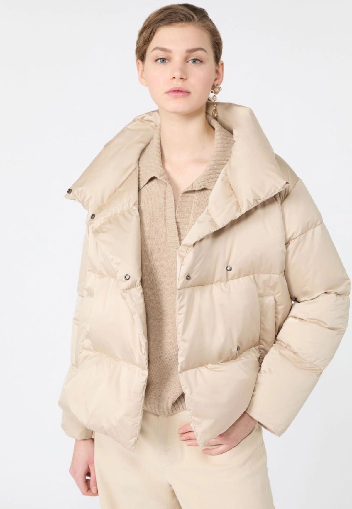 Weekend Max Mara - Piumino Corto Antigoccia con Collo Alto 