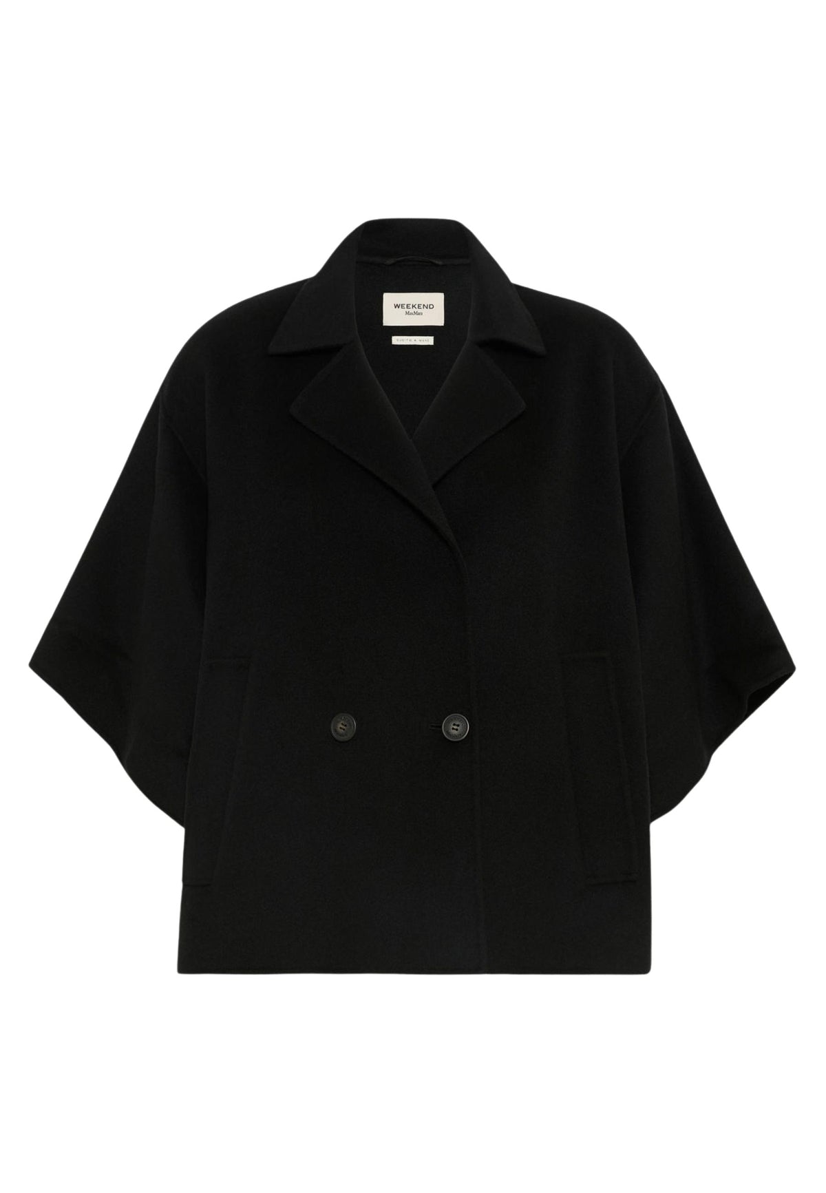 Weekend Max Mara - Cappotto Corto Doppiopetto in Pura Lana 