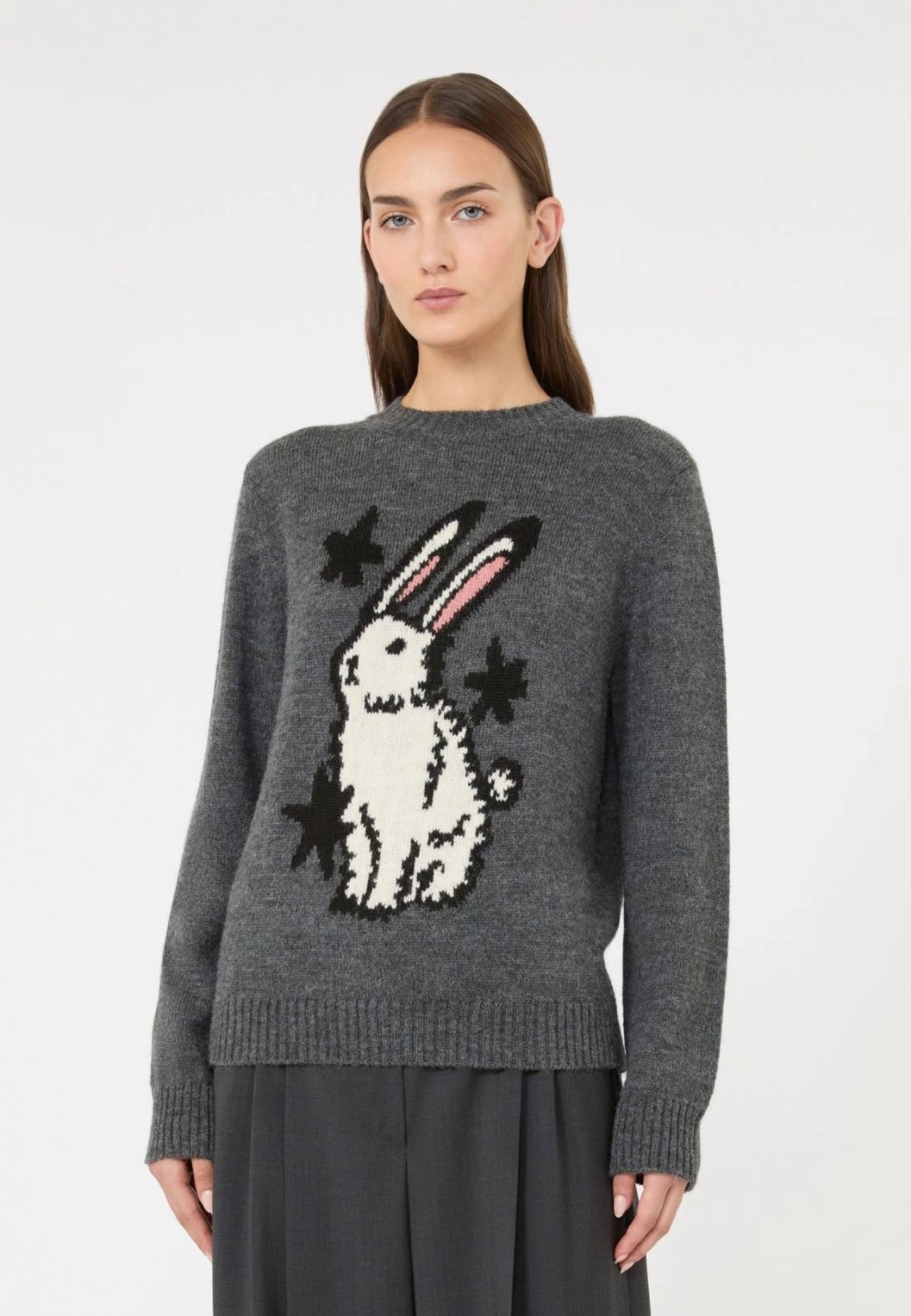 Weekend Max Mara - Maglia Girocollo in Misto Alpaca e Lana 
