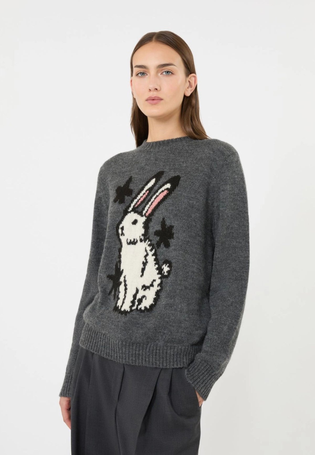 Weekend Max Mara - Maglia Girocollo in Misto Alpaca e Lana 