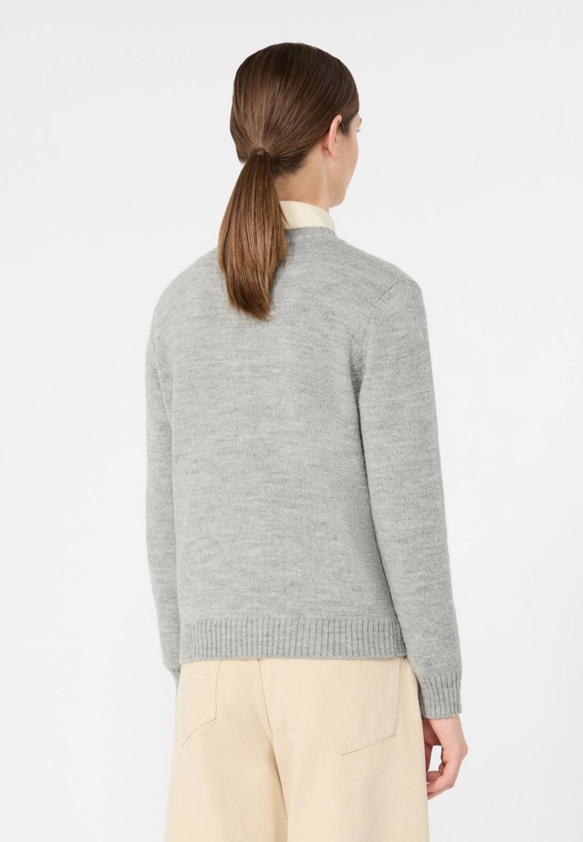 Weekend Max Mara - Maglia Girocollo in Misto Alpaca e Lana 