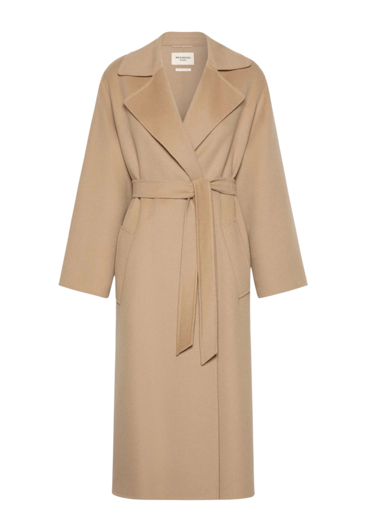 Weekend Max Mara - Cappotto Lungo a Vestaglia in Lana 