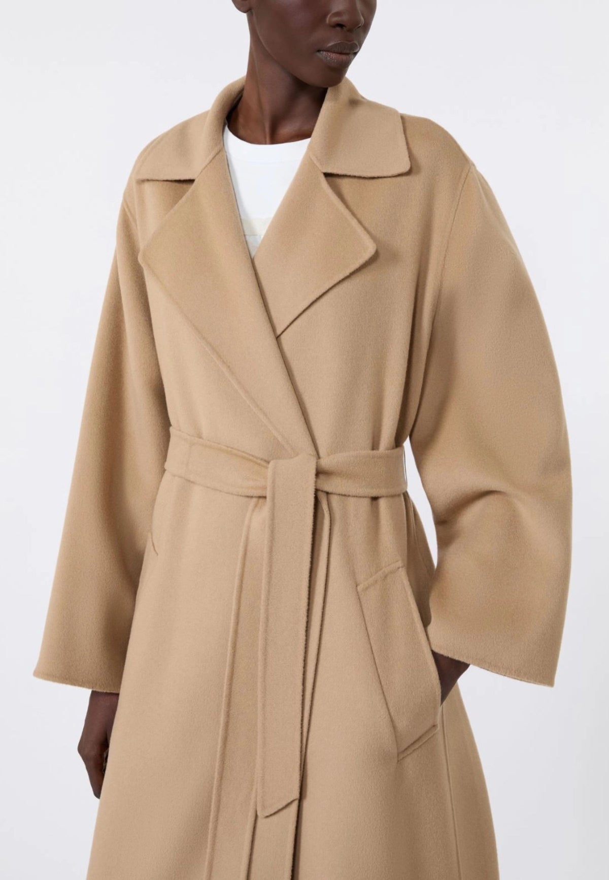 Weekend Max Mara - Cappotto Lungo a Vestaglia in Lana 