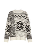 Weekend Max Mara - Maglia Girocollo Jacquard in Pura Lana