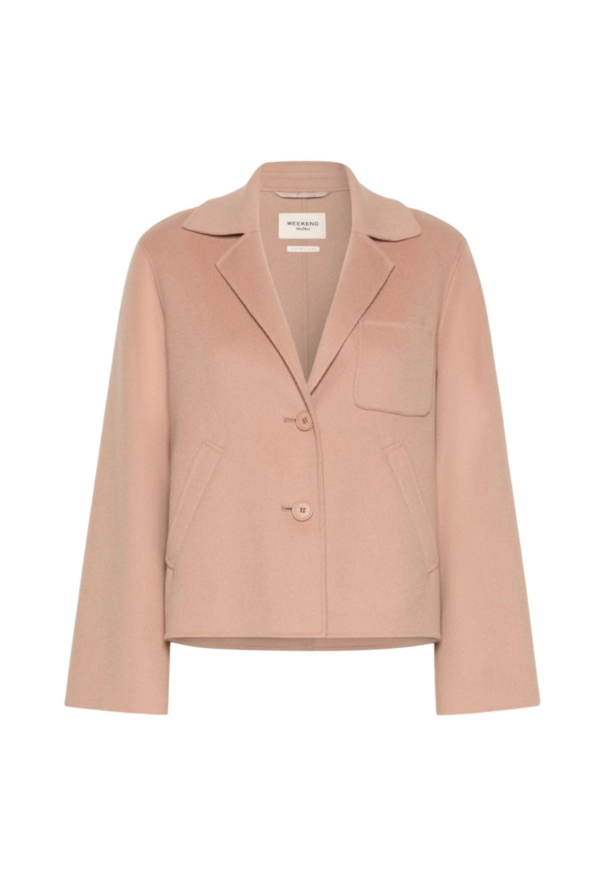 Weekend Max Mara - Giacca Cropped in Doppio Tessuto di Lana 