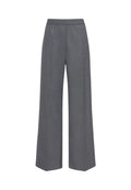 Weekend Max Mara - Pantalone Dritto in Batavia di Lana Stretch